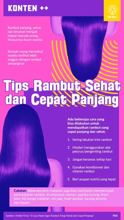 Tips Perawatan Rambut Perempuan Sehari Hari